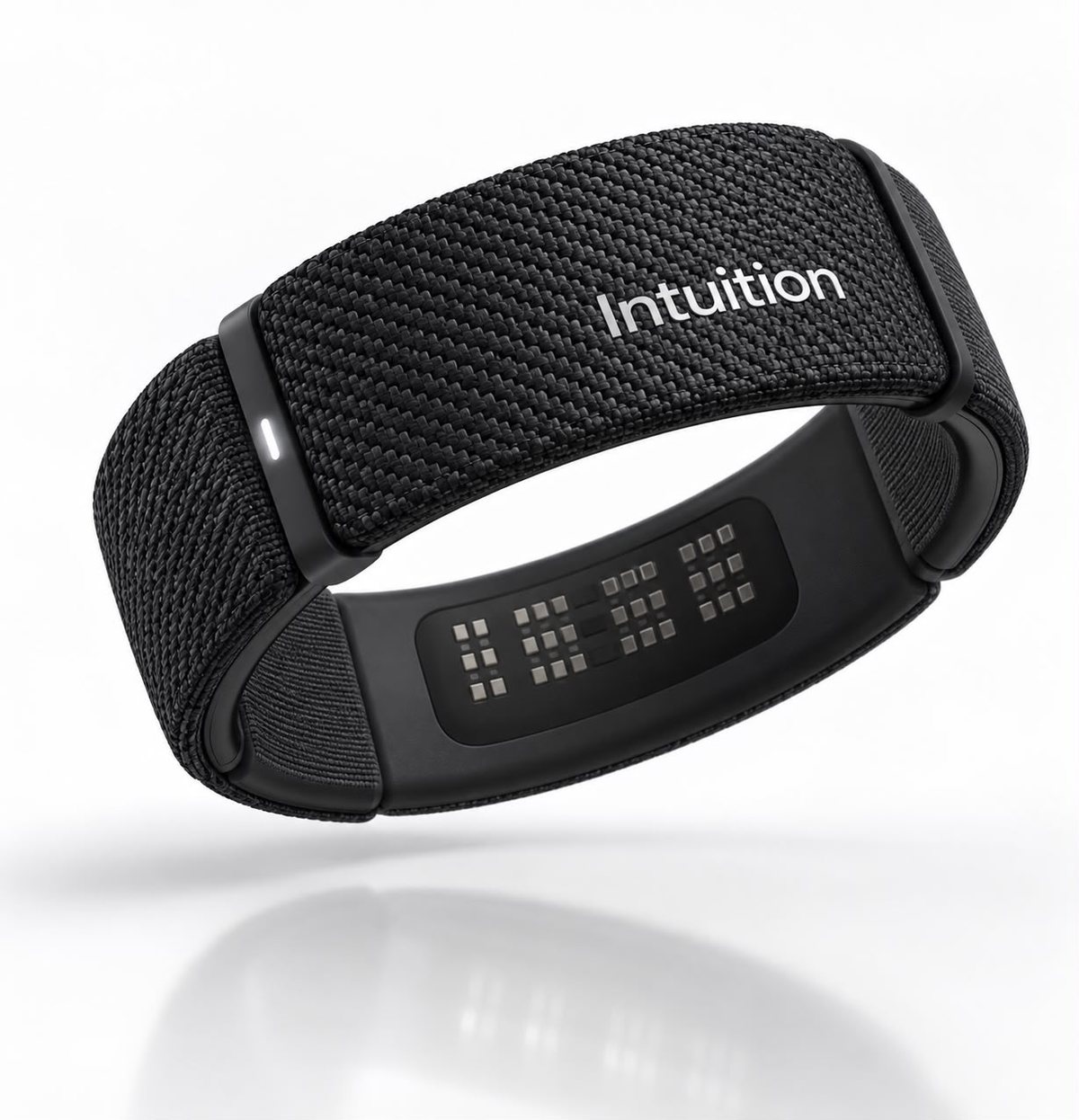 Forearm band with electrode array on the inner face